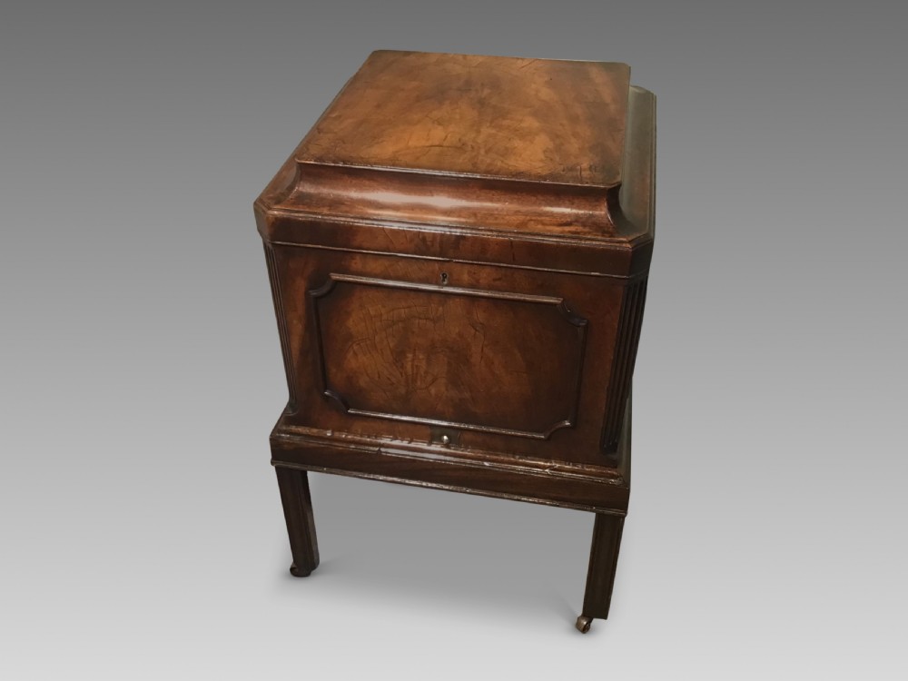 Georgian mahogany cellaret  View II