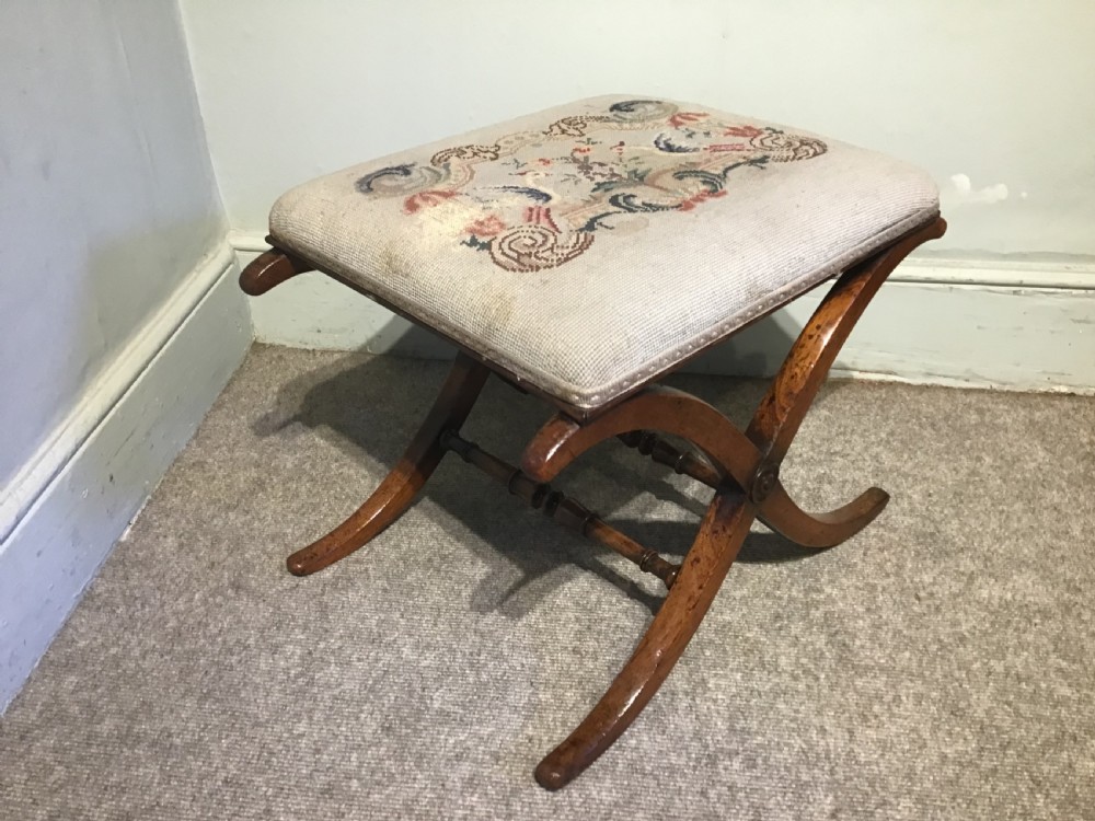 Antique rosewood stool View II