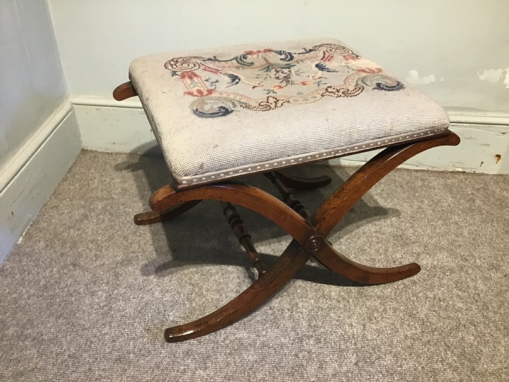 Antique rosewood stool View III
