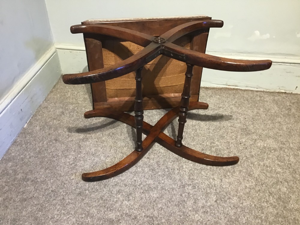 Antique rosewood stool View IV