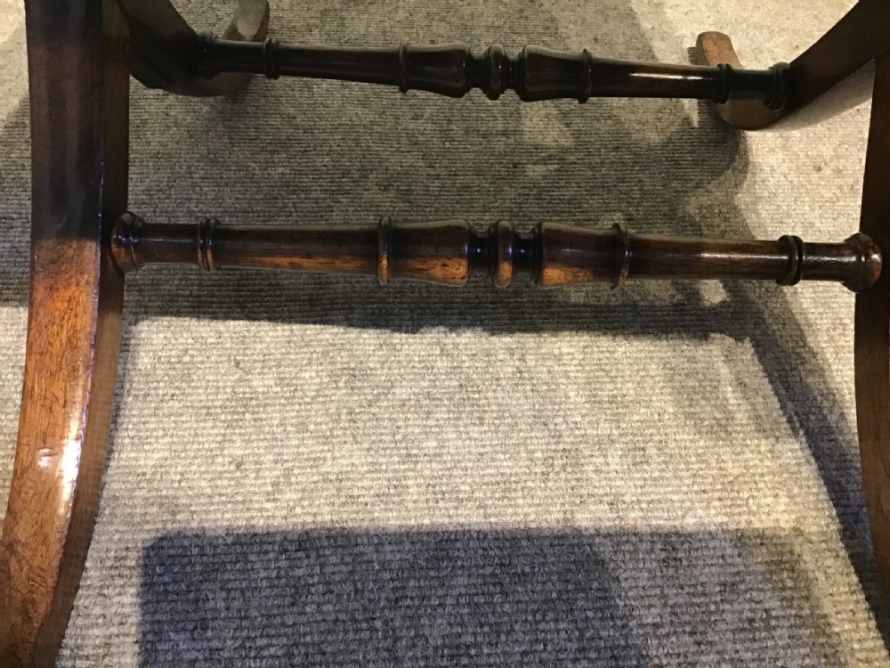 Antique rosewood stool View VI