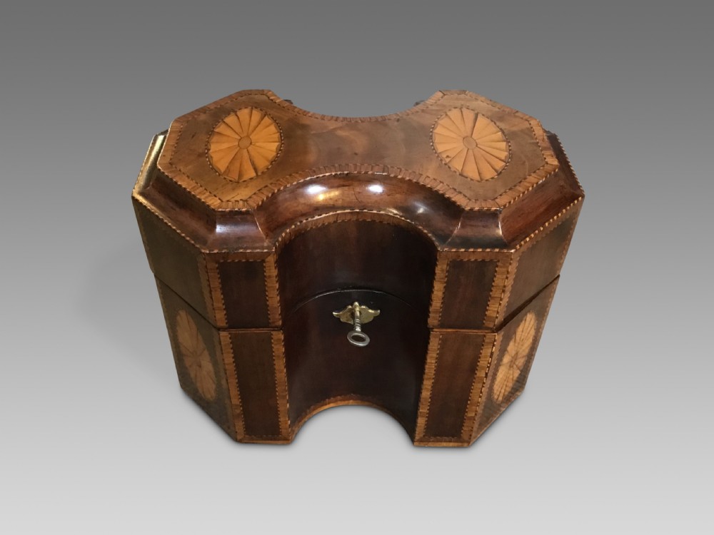 Antique tea caddy