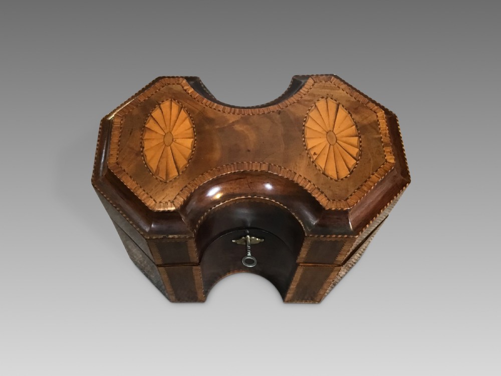 Antique tea caddy View II