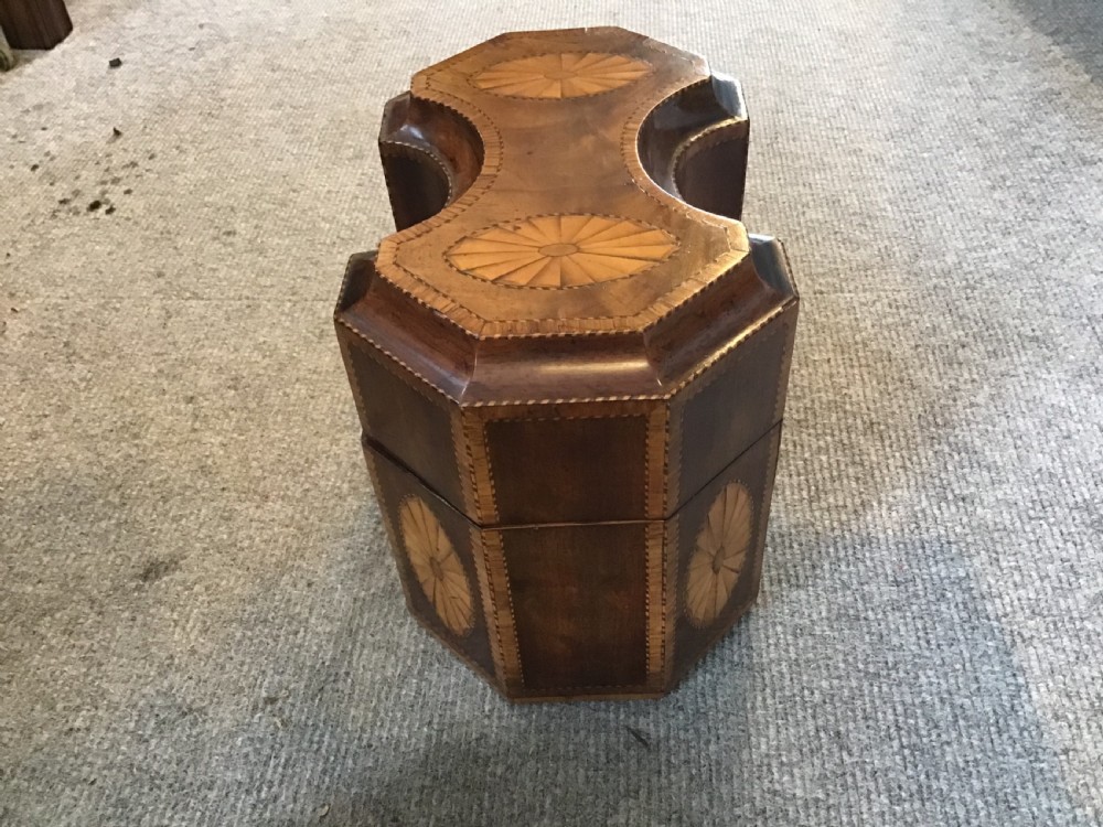 Antique tea caddy View III