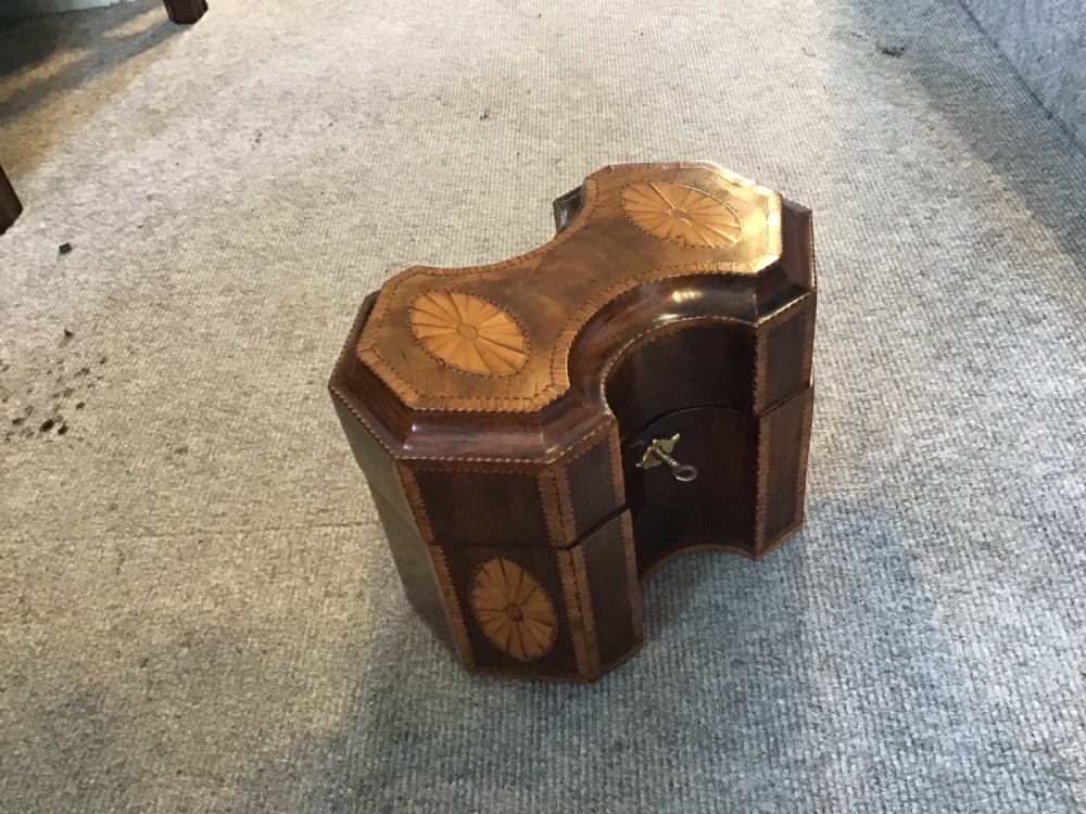 Antique tea caddy View V