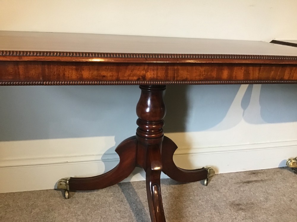 Pair of regency mahogany pedestal sidetables View VI