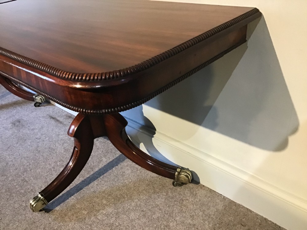 Pair of regency mahogany pedestal sidetables View VIII
