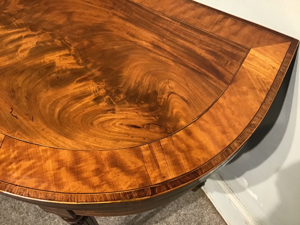 Antique mahogany card table View IV
