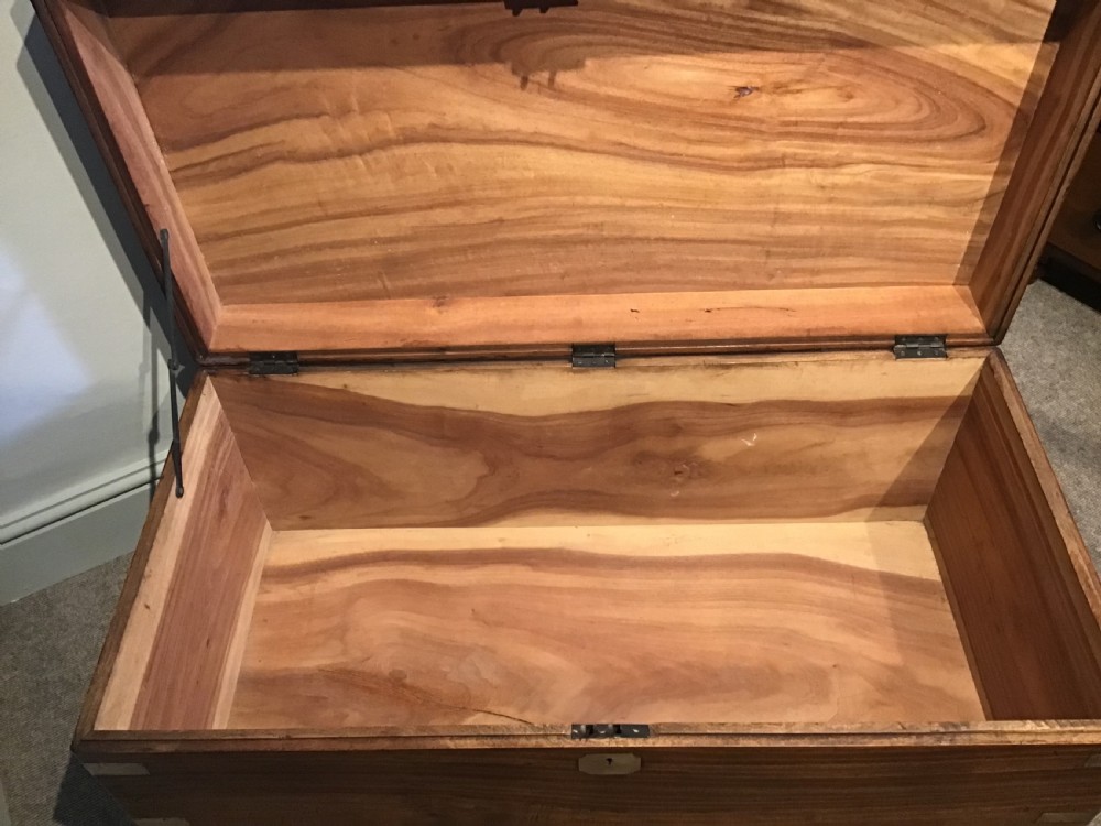 An antique campaign trunk View VIII