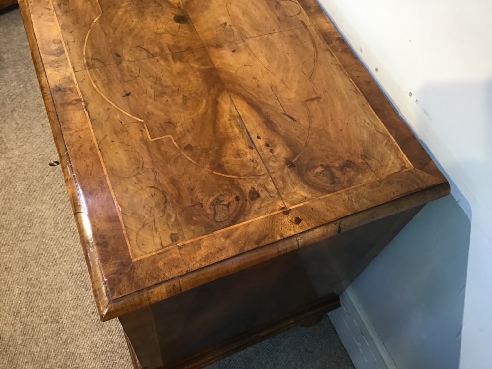 Small antique walnut chest of drawers View IV
