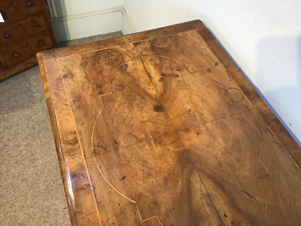 Small antique walnut chest of drawers View V