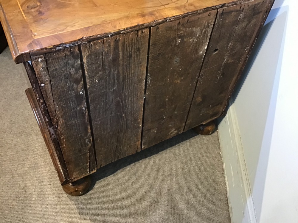 Small antique walnut chest of drawers View XI