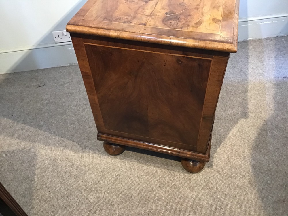 Small antique walnut chest of drawers View XII