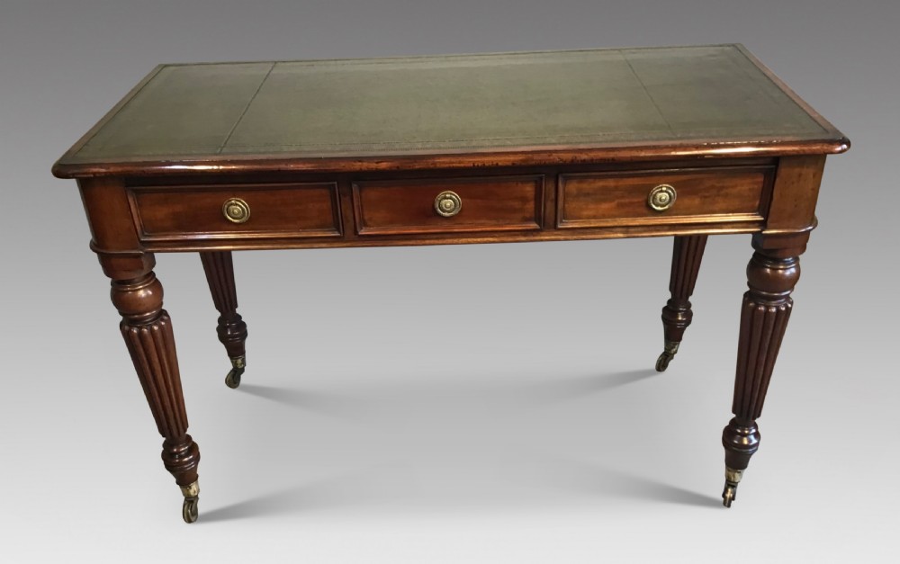 Antique mahogany writing table