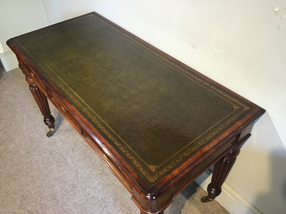 Antique mahogany writing table View IV