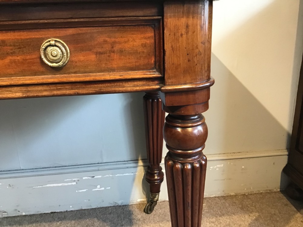 Antique mahogany writing table View V