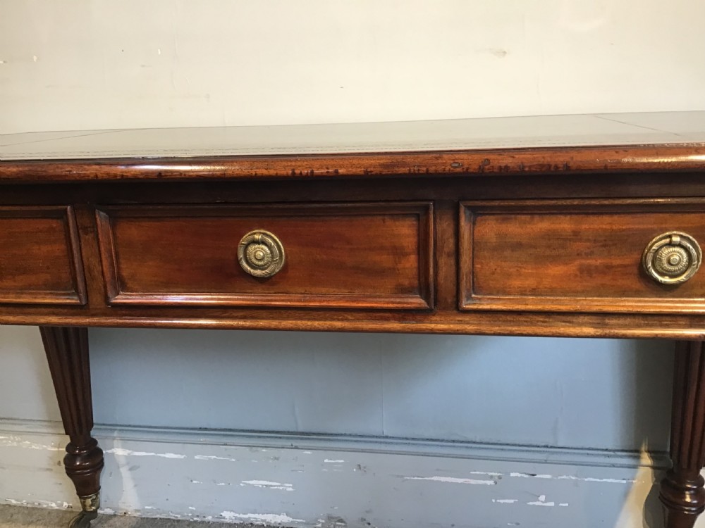Antique mahogany writing table View VI
