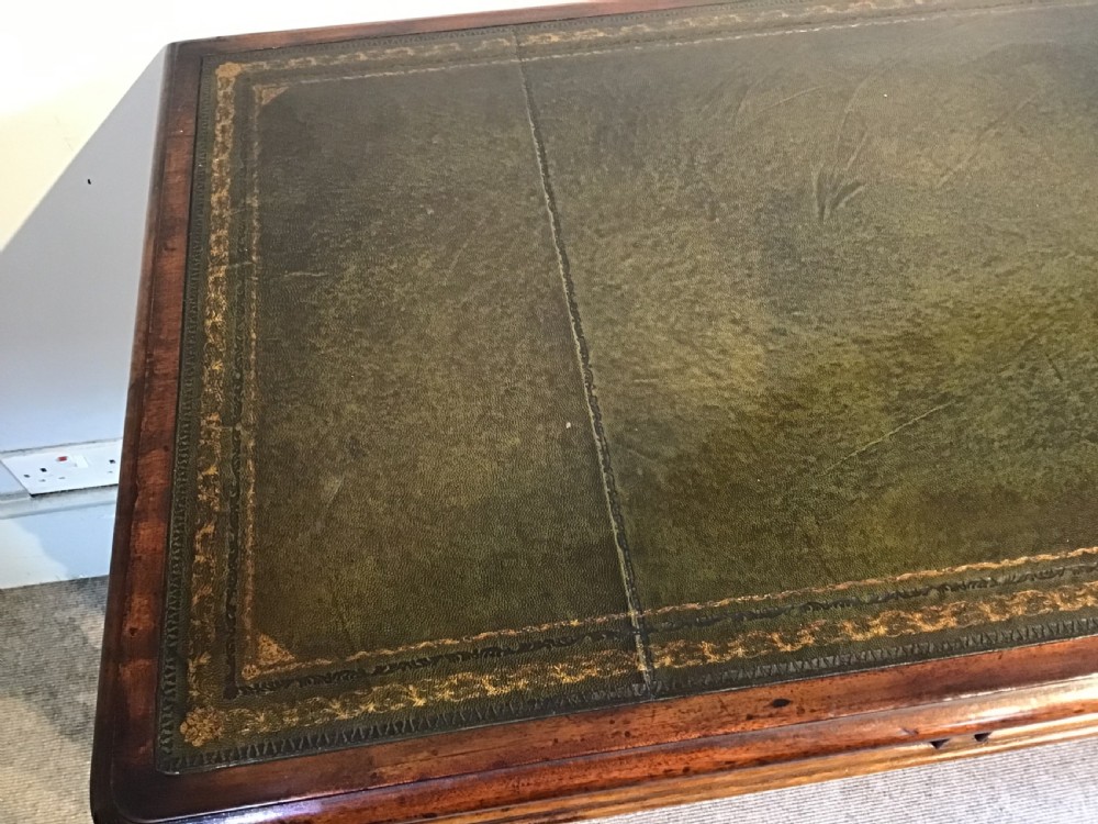 Antique mahogany writing table View X