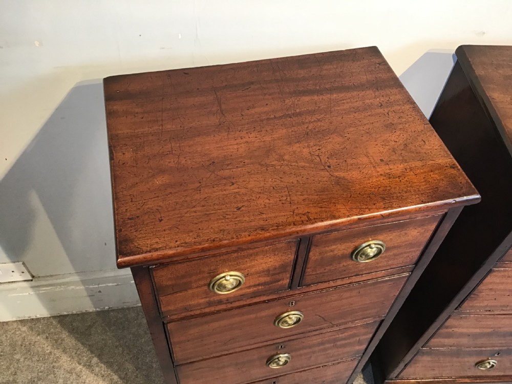 Pair of antique mahogany chest of drawers View III