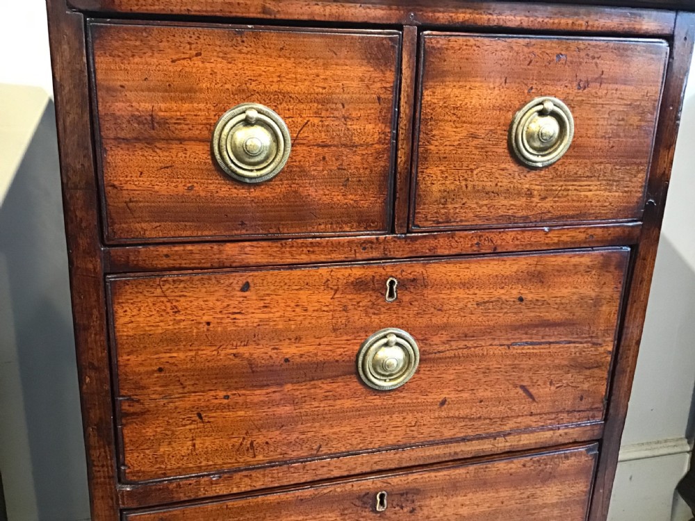 Pair of antique mahogany chest of drawers View XII