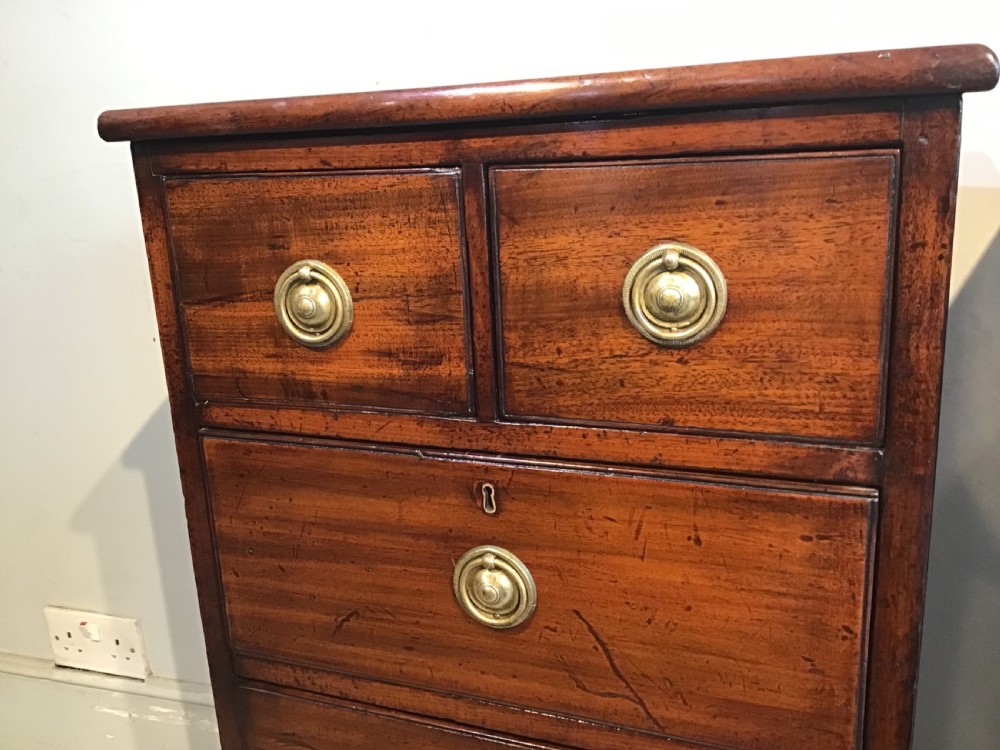 Pair of antique mahogany chest of drawers View XIII
