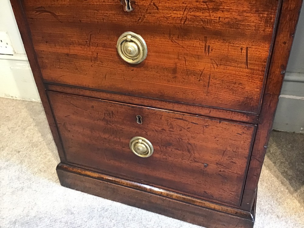Pair of antique mahogany chest of drawers View XIV