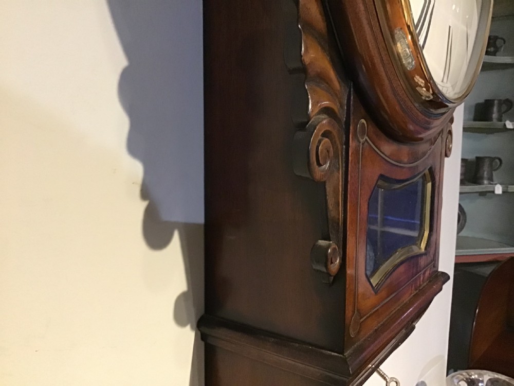 Antique mahogany wall clock View V