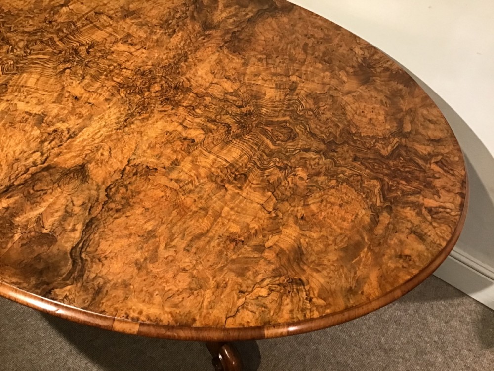 Victorian oval walnut breakfast table View XII
