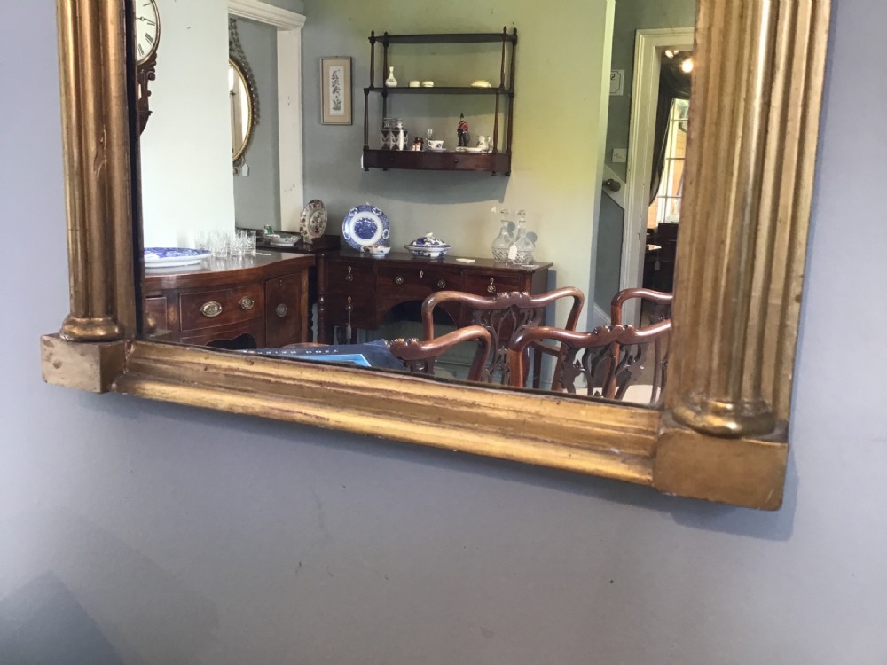 Antique gilt pier mirror View VI