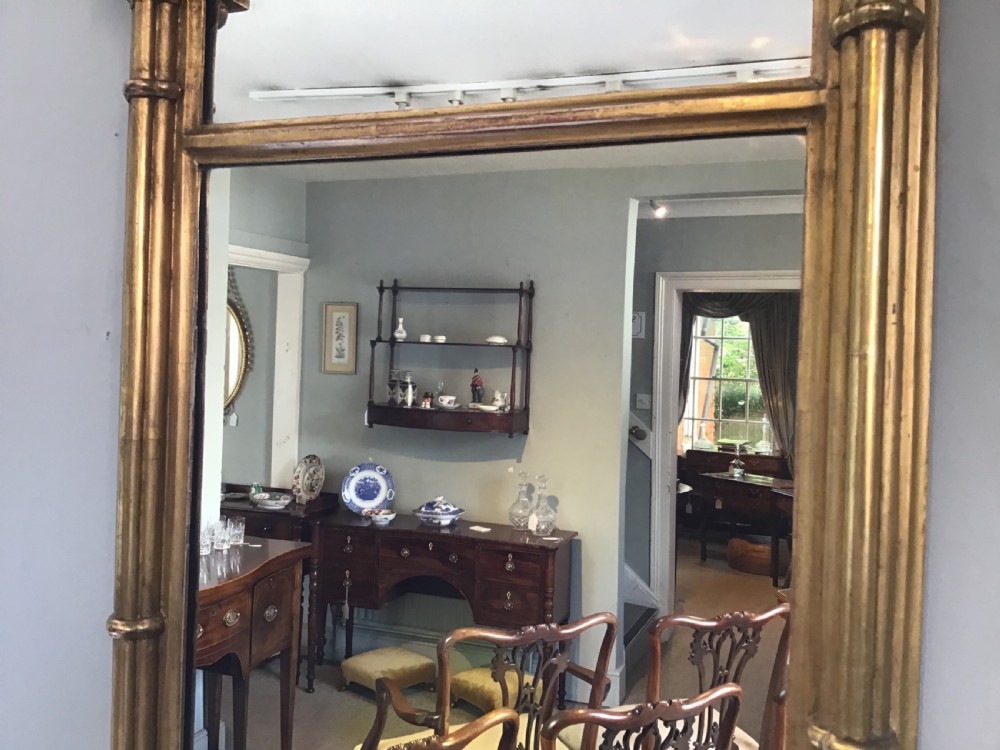 Antique gilt pier mirror View VII