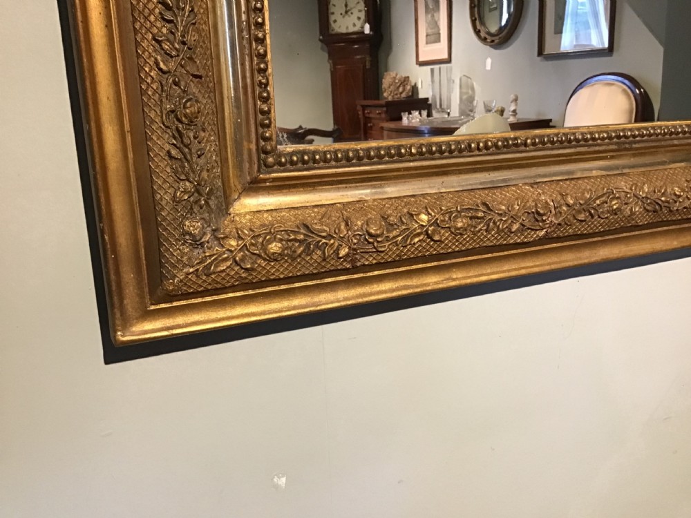 Antique gilt framed mirror View III