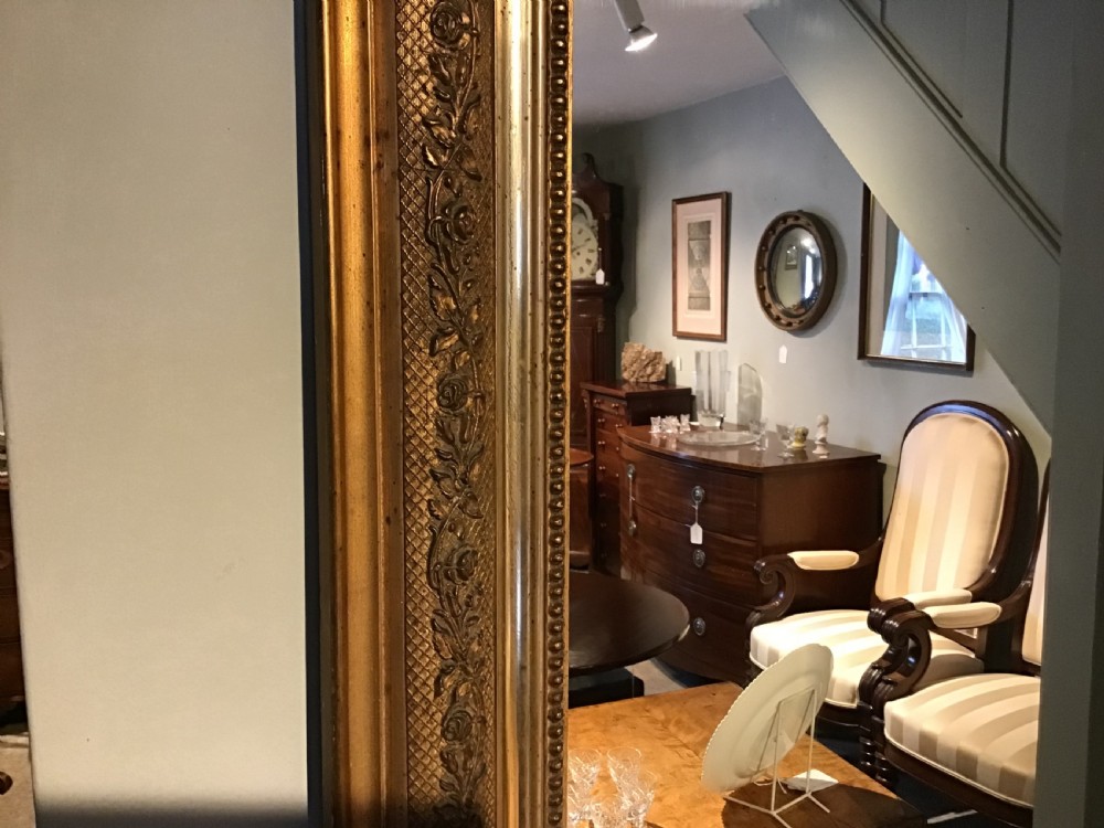Antique gilt framed mirror View VI