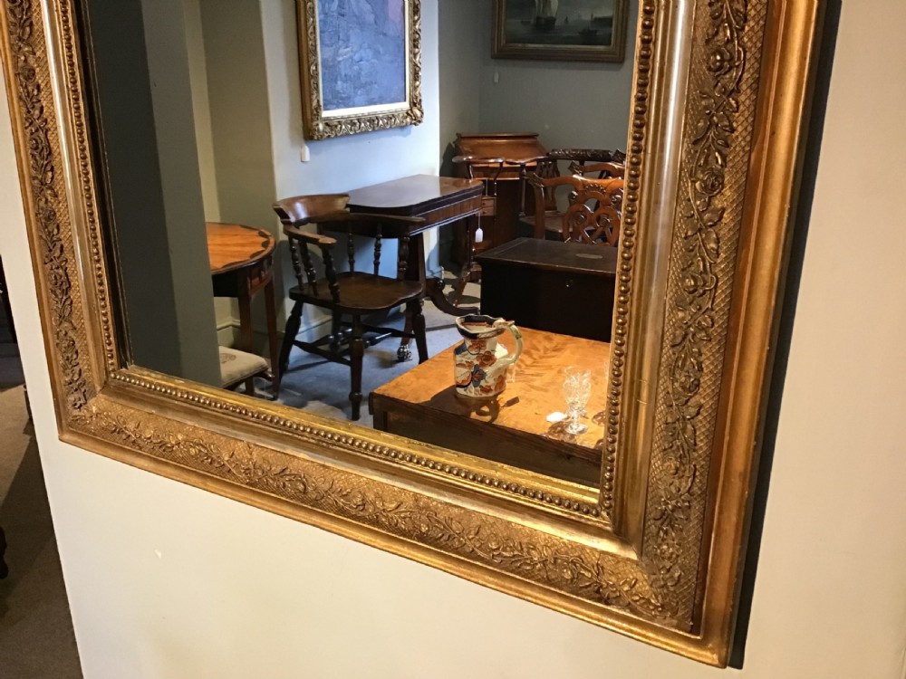 Antique gilt framed mirror View VII