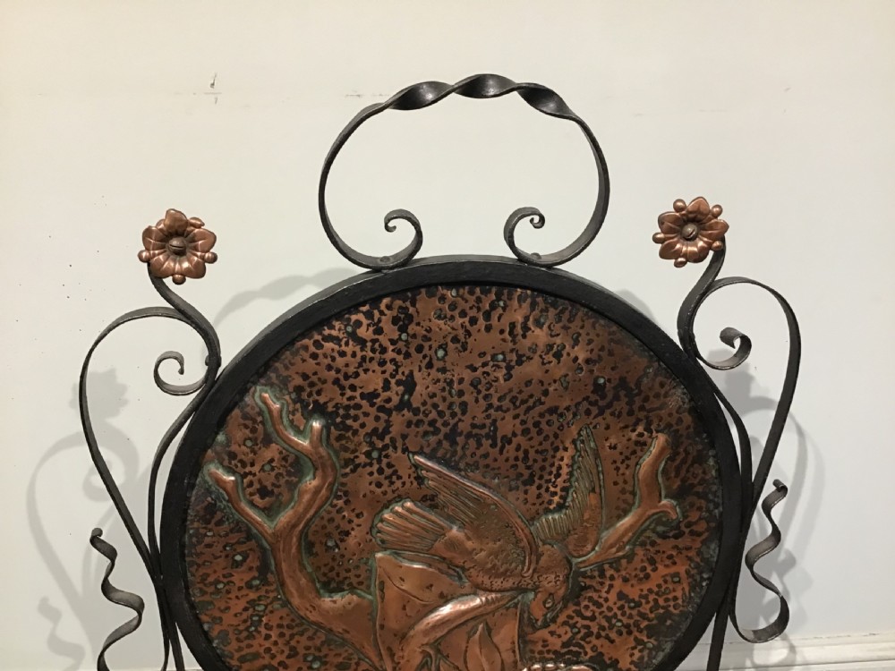 Arts and crafts fire screen View II