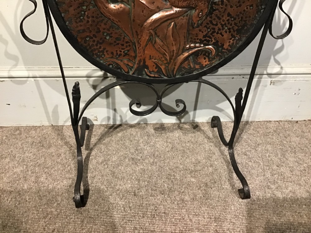 Arts and crafts fire screen View III