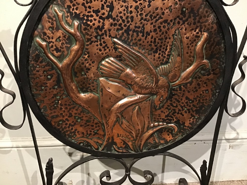 Arts and crafts fire screen View IV
