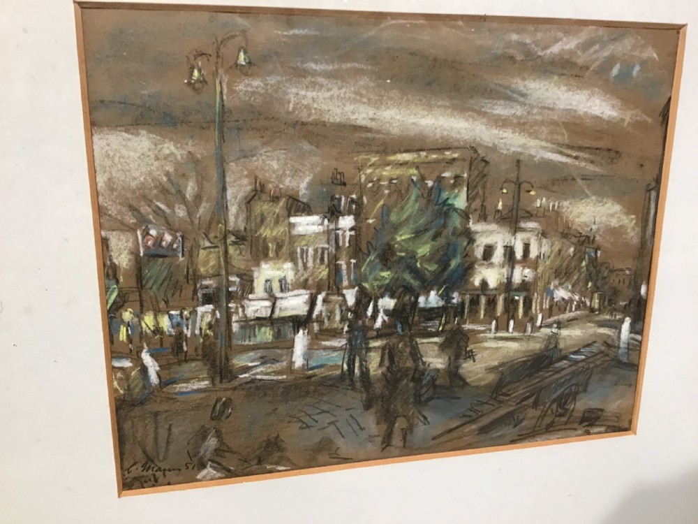 Cyril Mann gouache  View III