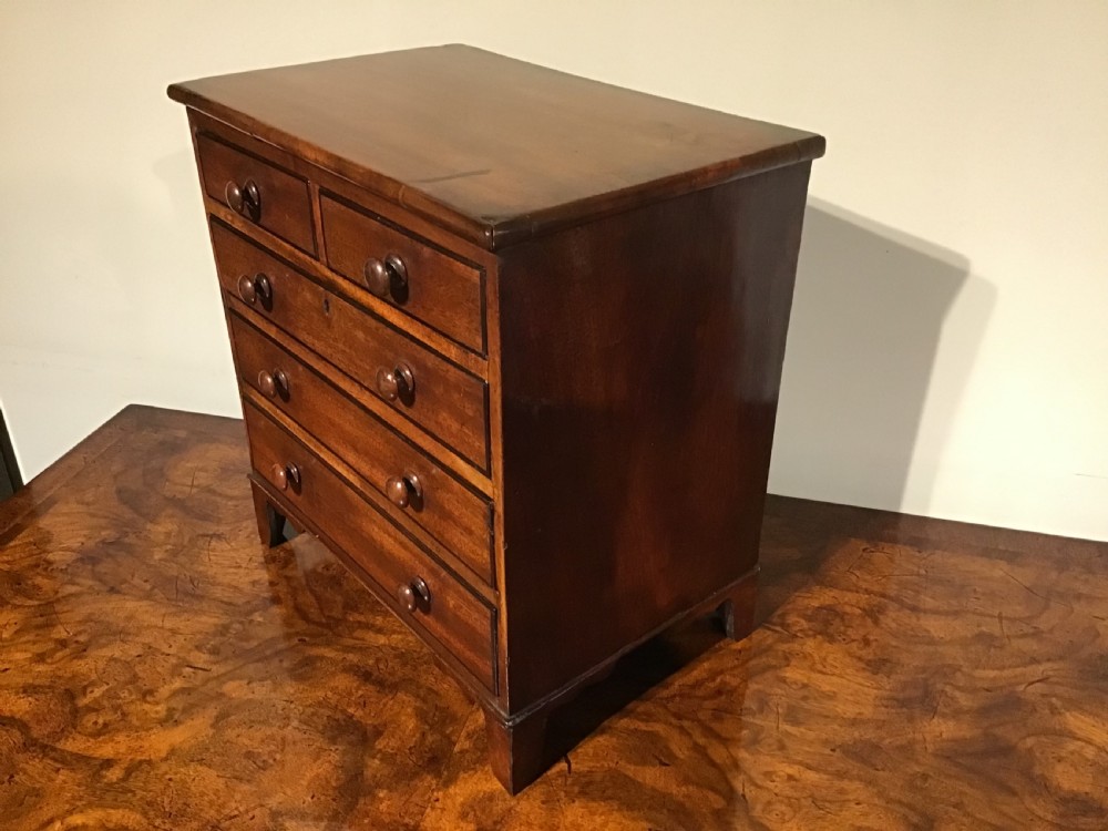 Antique miniature chest of drawers View II