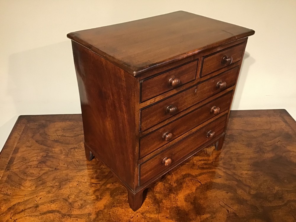 Antique miniature chest of drawers View III