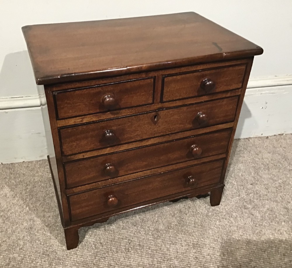 Antique miniature chest of drawers View IX