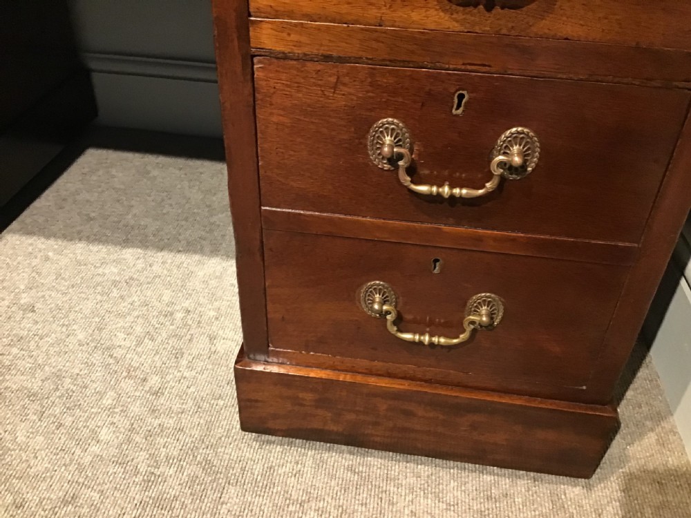 Antique pedestal desk View VII