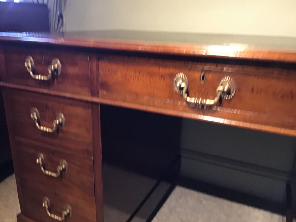 Antique pedestal desk View VIII