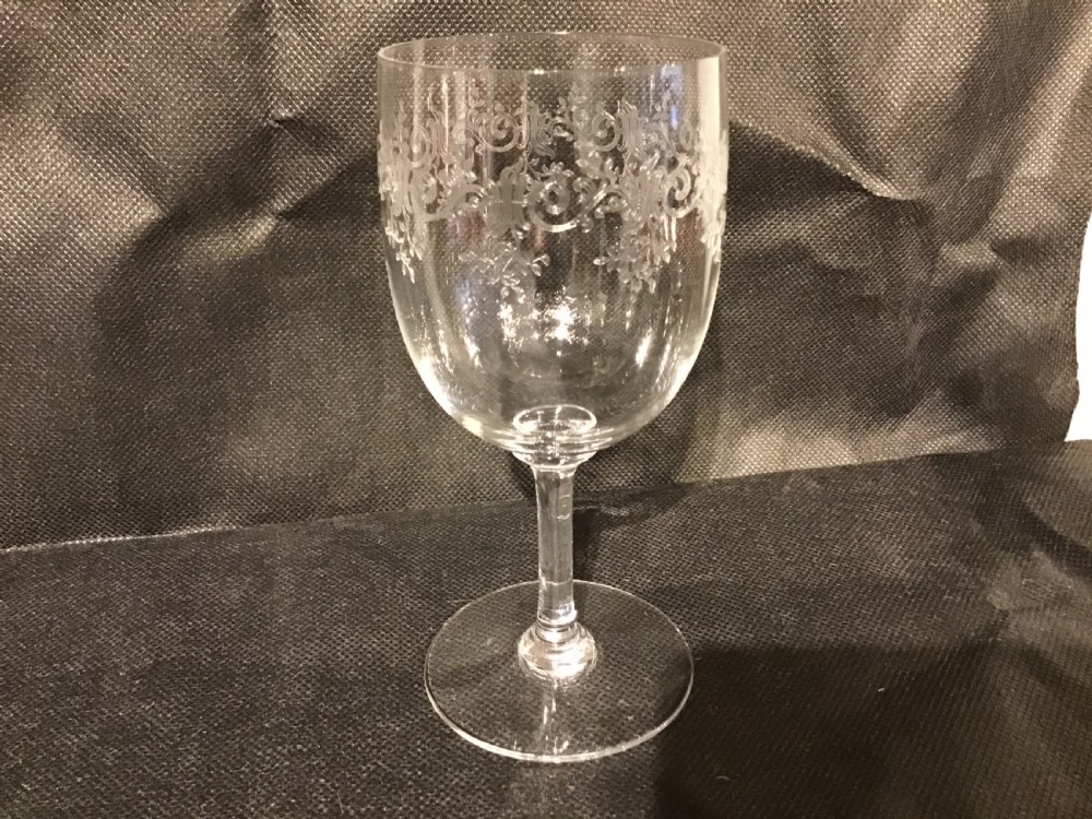 Set of 5 Baccarat glasses  View II