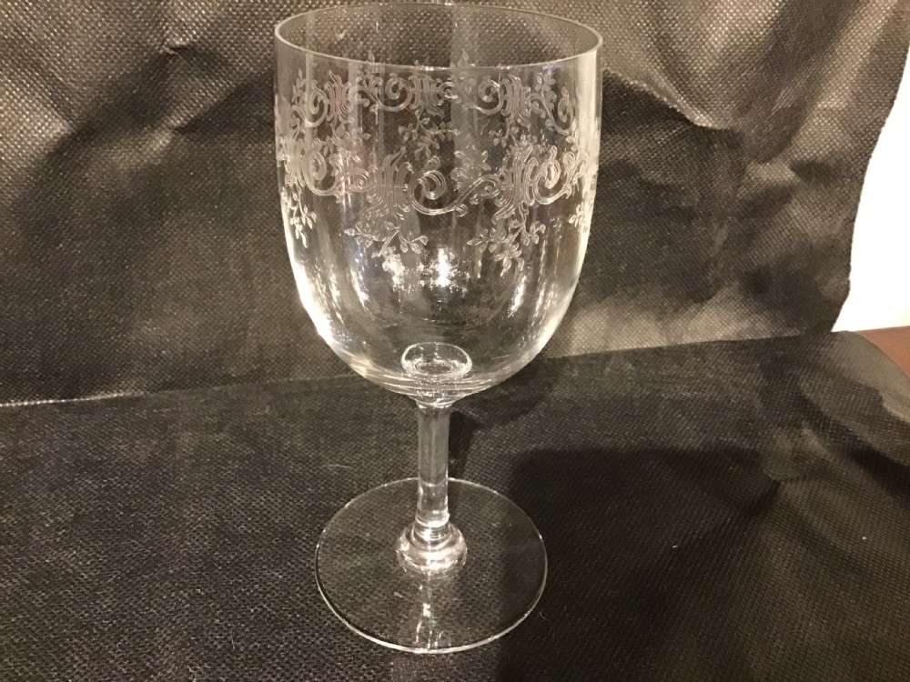 Set of 5 Baccarat glasses  View III