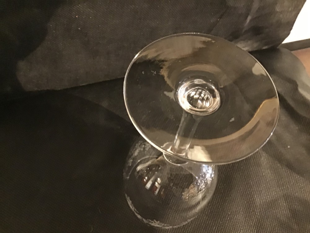 Set of 5 Baccarat glasses  View V