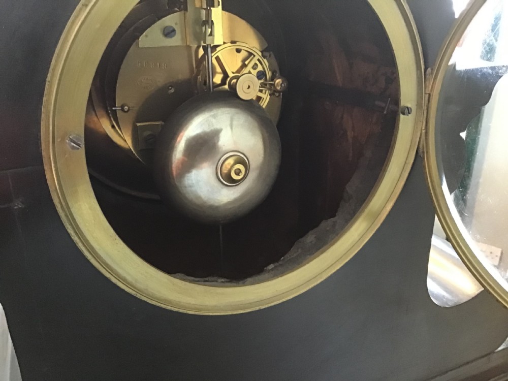 Antique slate and marble clock View III