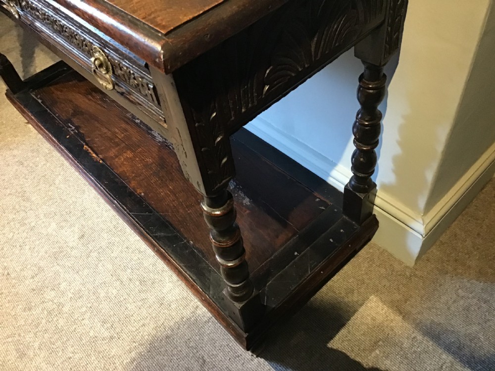 Antique oak dresser base View VIII