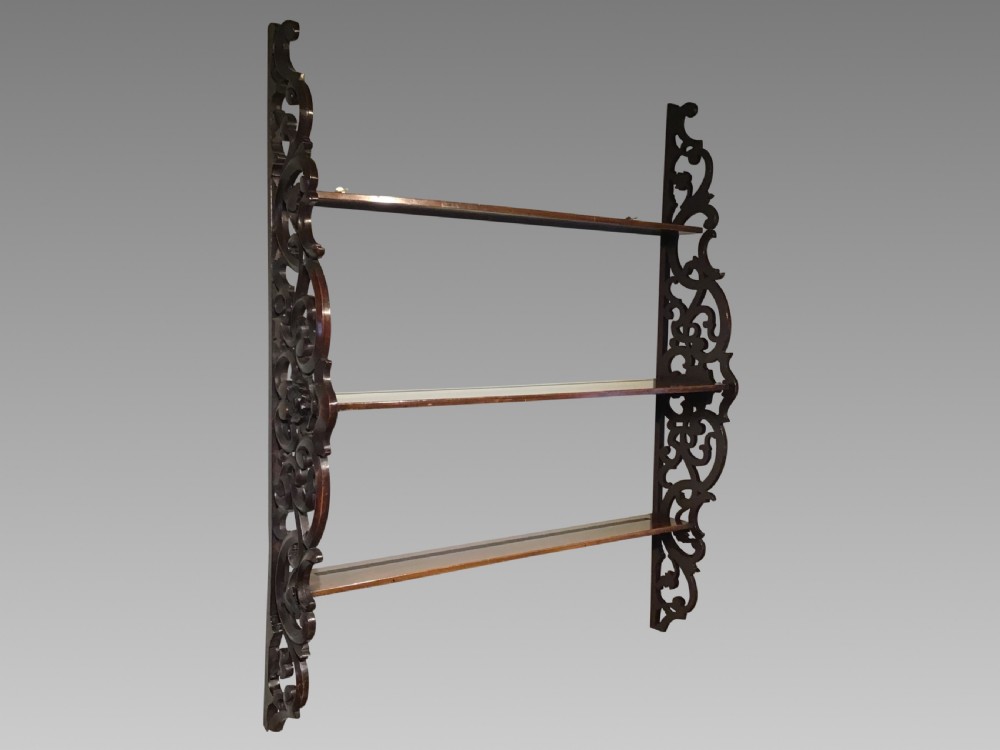 Antique wall shelves