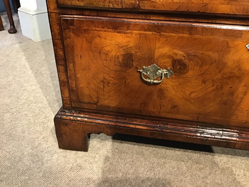 Antique walnut chest of drawers View V