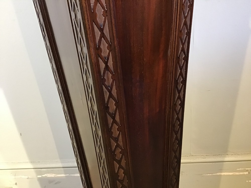 Antique mahogany pedestal View VI